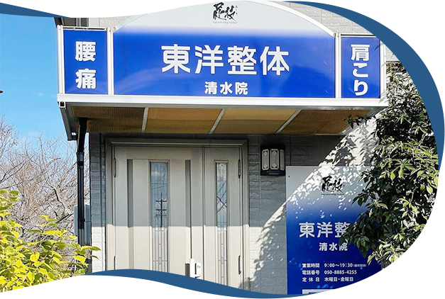 体の不調や痛みの改善は東洋整体　清水院にお任せください！